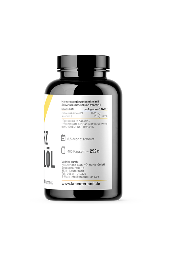 Schwarzkümmelöl Kpaseln Inhalt