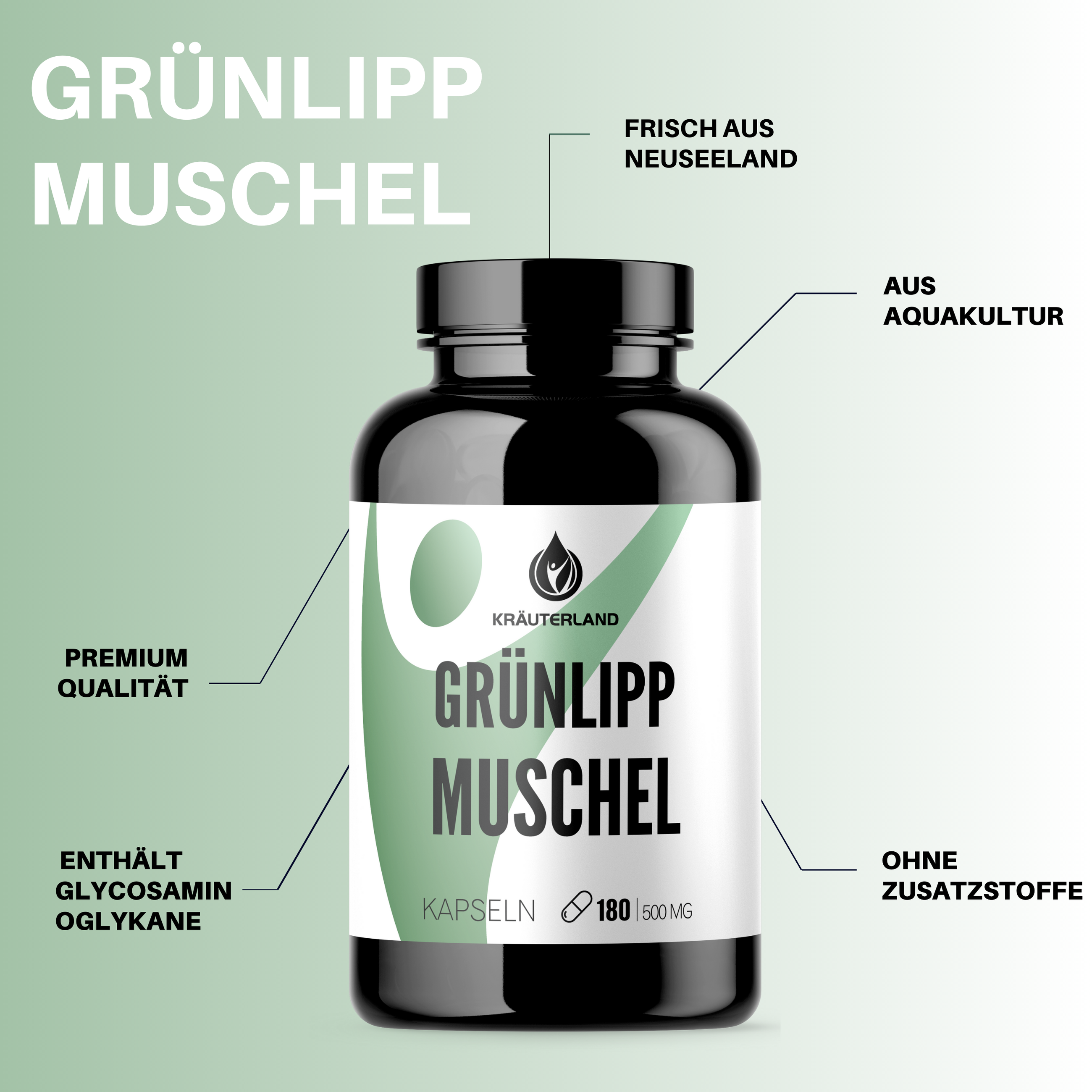 Eigenschaften von Grünlippmuschel Kapseln 180 Stück Eigenschaften von Grünlippmuschel Kapseln 180 Stück