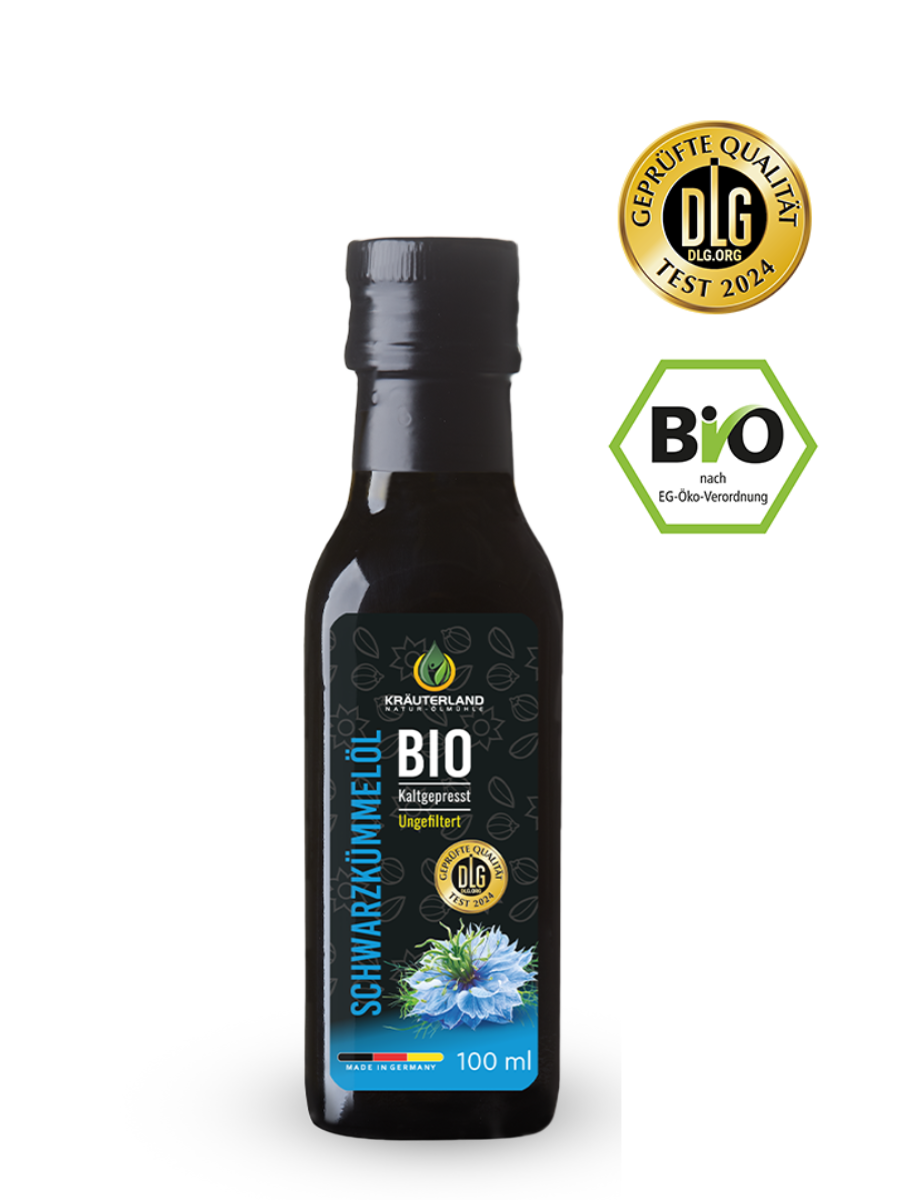 Bio Schwarzkümmelöl 100ml · ungefiltert