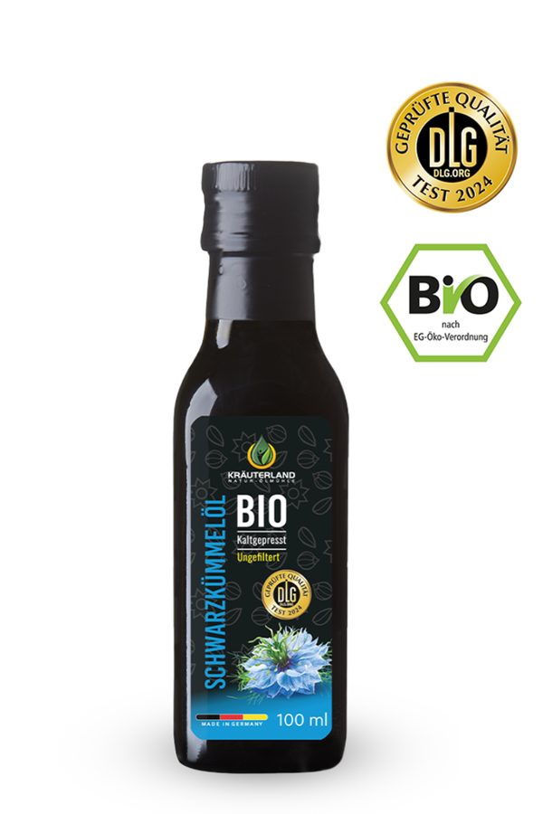 Bio Schwarzkümmelöl 100ml · ungefiltert