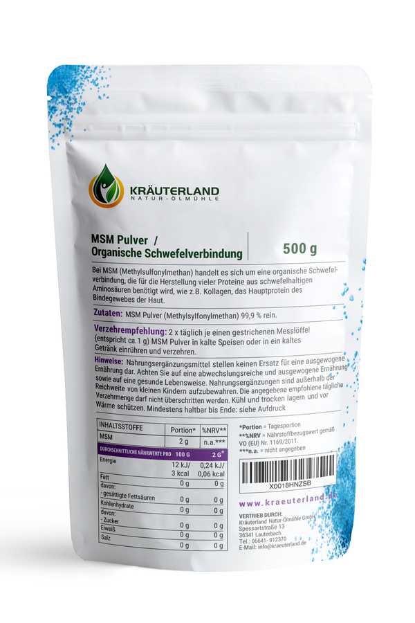 MSM Pulver 500g