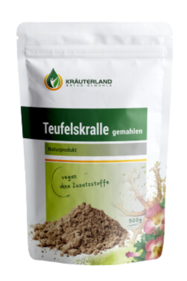 Teufelskralle Pulver 500g - gemahlen Teufelskralle Pulver 500g - gemahlen