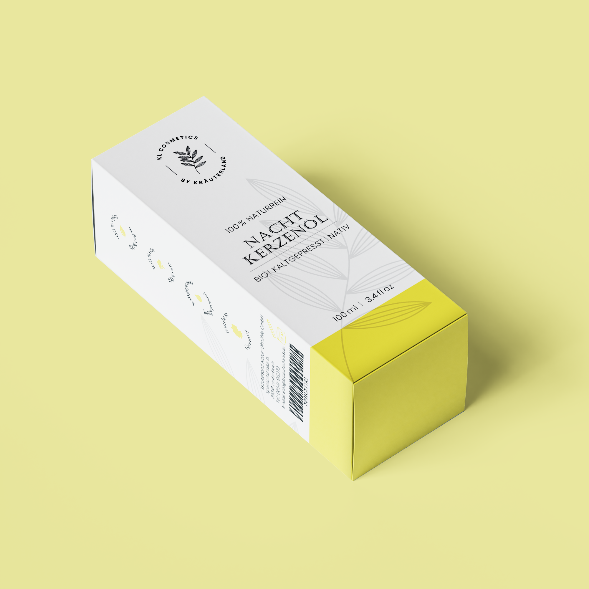 Nachtkerzen Hautöl Papierschachtel