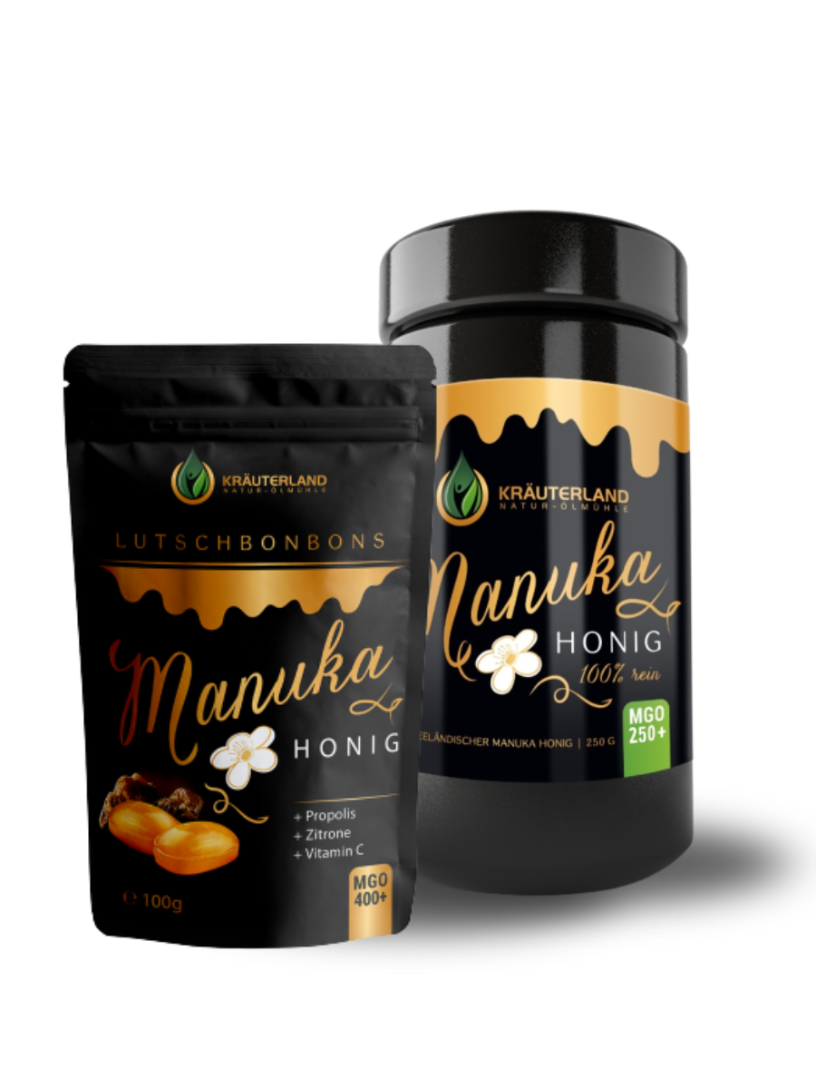 Set Manuka Honig MGO 250+ 250g & Bonbons 100g