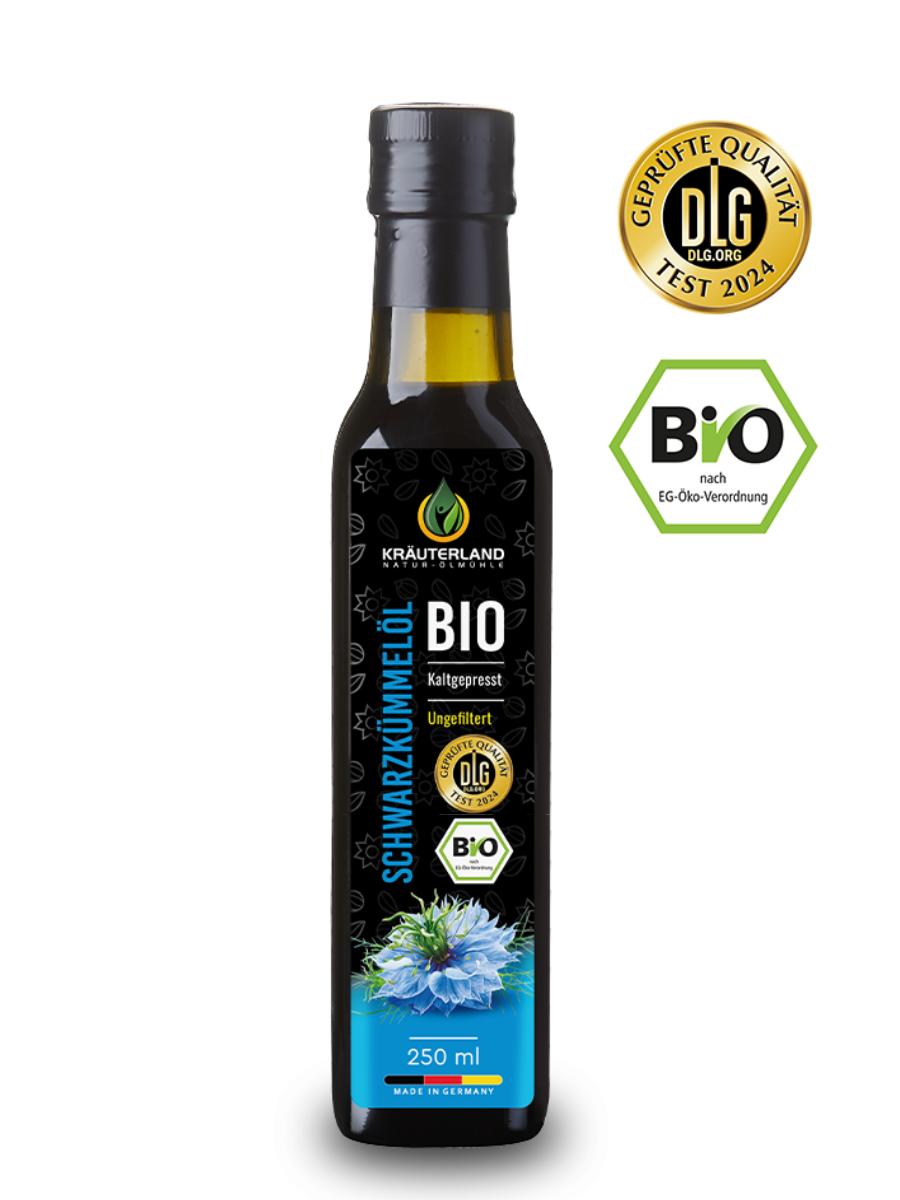 Bio Schwarzkümmelöl ungefiltert 250ml Bio Schwarzkümmelöl ungefiltert 250ml