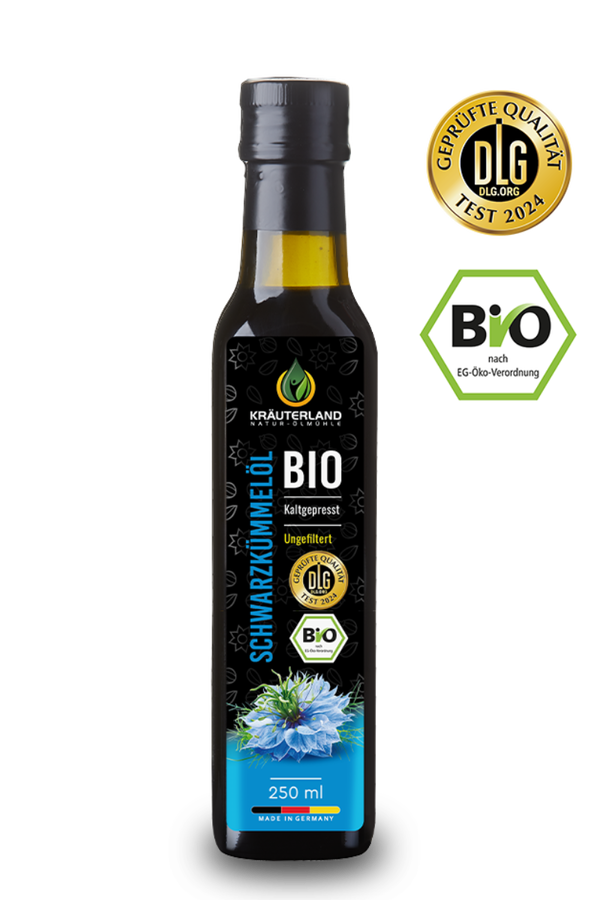 Bio Schwarzkümmelöl ungefiltert 250ml Bio Schwarzkümmelöl ungefiltert 250ml