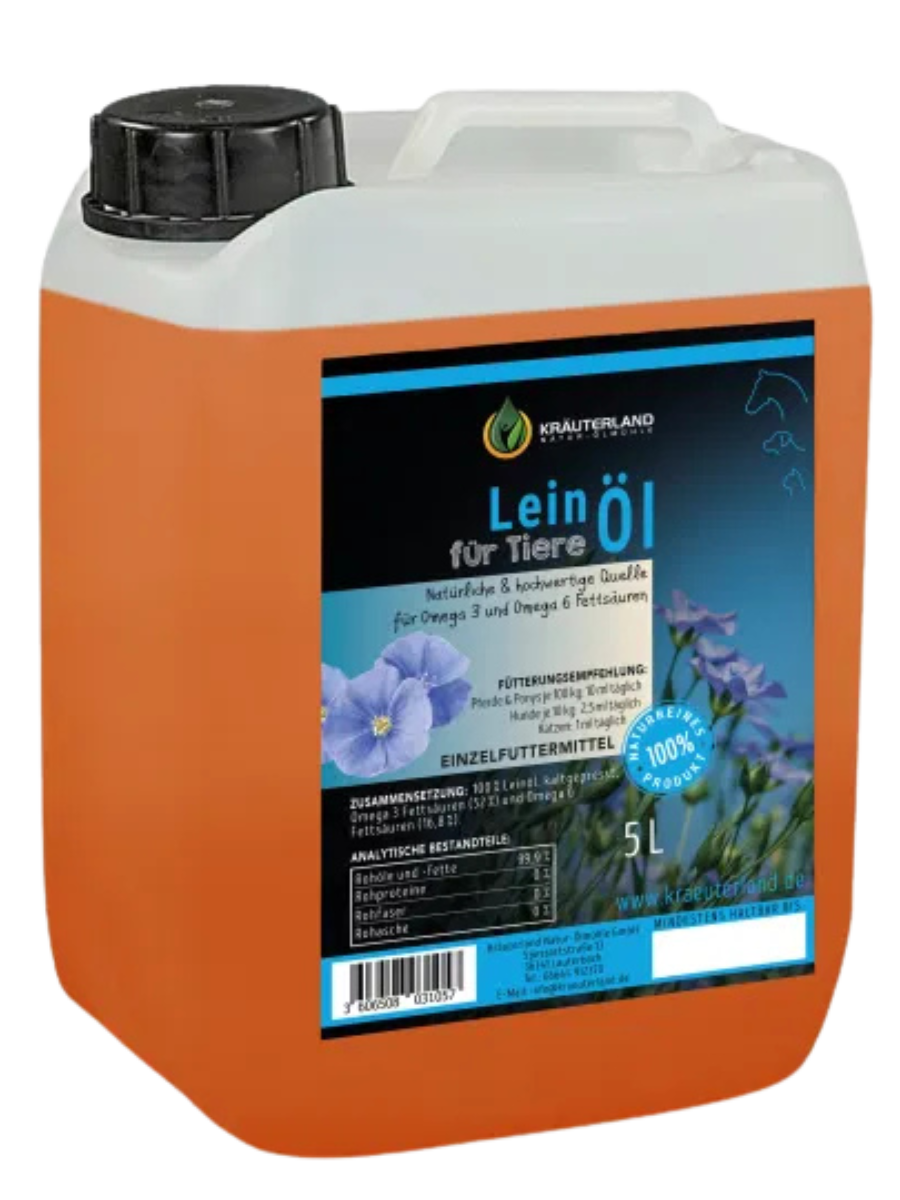 Leinöl für Tiere 5L