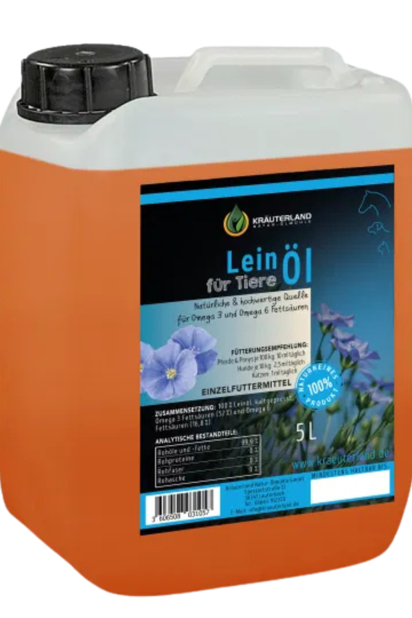 Leinöl für Tiere 5L