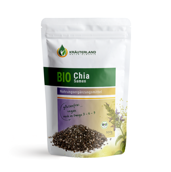 Bio Chia Samen schwarz 500g