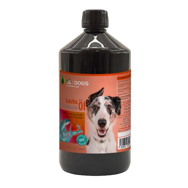 Lachsöl für Hunde 1000ml Hunde Tierwelt Kräuterland.de