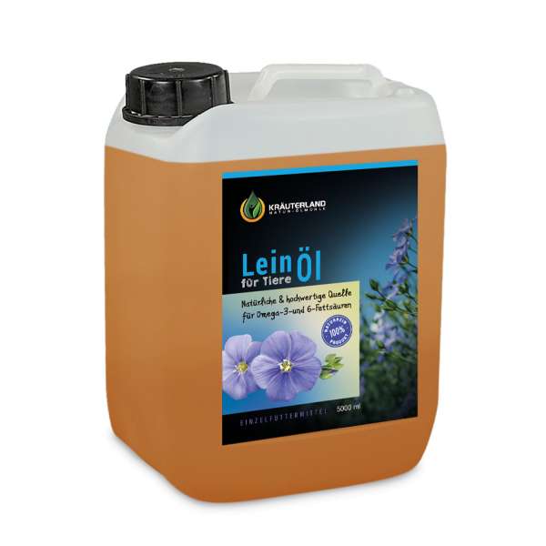 Leinöl für Tiere 5L